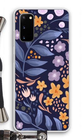 Flowers with blue leaves