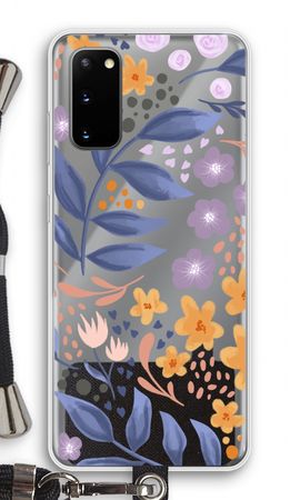 Flowers with blue leaves