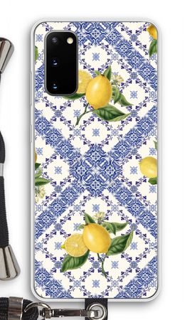 Blue tiles and lemons