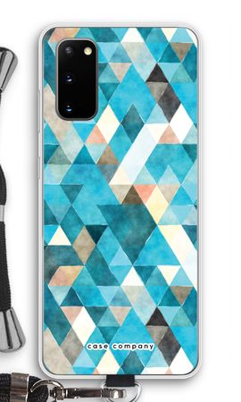 Coloured triangles blue