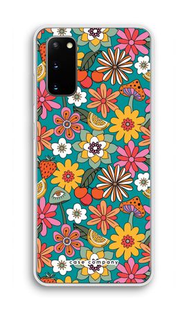 Retro Flowers N°2 - Blue