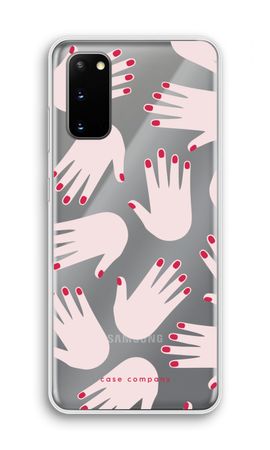 Hands pink