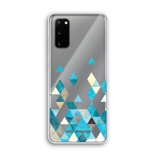 Coloured triangles blue
