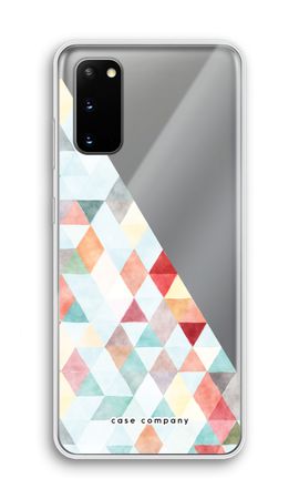 Coloured triangles pastel
