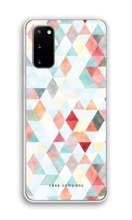 Coloured triangles pastel