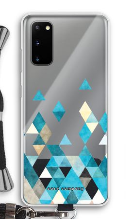 Coloured triangles blue