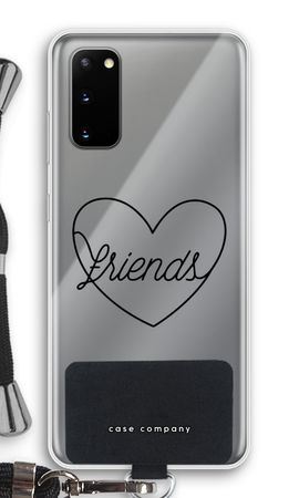 Friends heart black