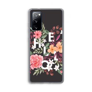 Hello in flowers