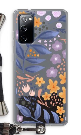 Flowers with blue leaves