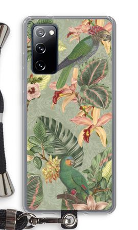 Tropical jungle parrot