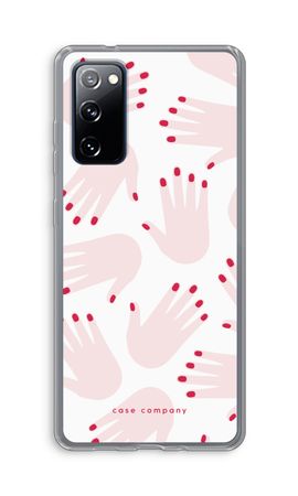 Hands pink