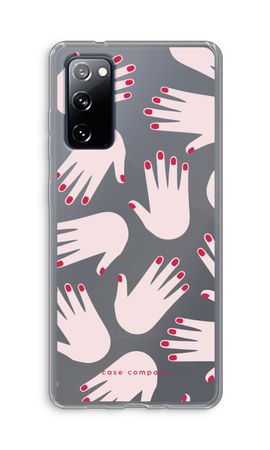 Hands pink