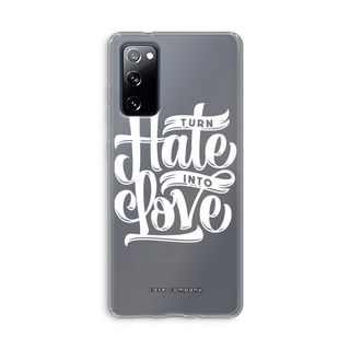 Turn hate into love