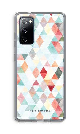 Coloured triangles pastel