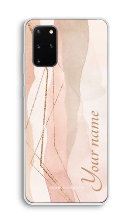 Gold Lines Namecase - Blush