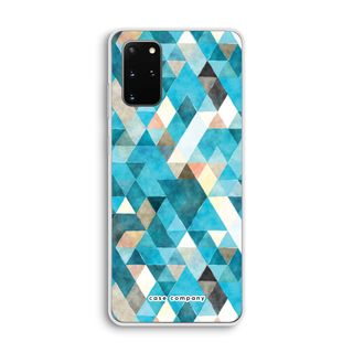 Coloured triangles blue