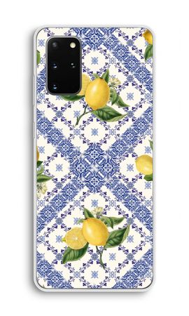 Blue tiles and lemons