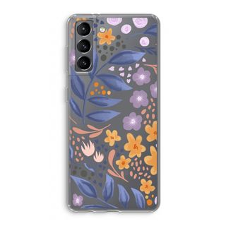 Flowers with blue leaves