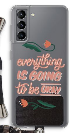 Optimistic flower girl