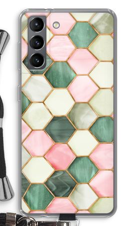 Hexagons in stained glass