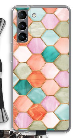 Hexagons in stained glass