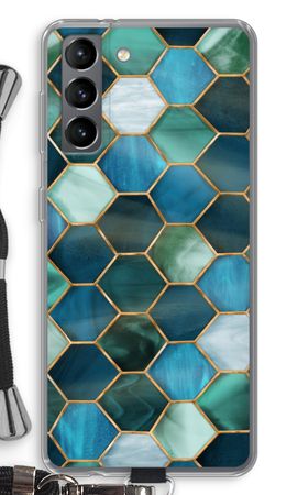 Hexagons in stained glass