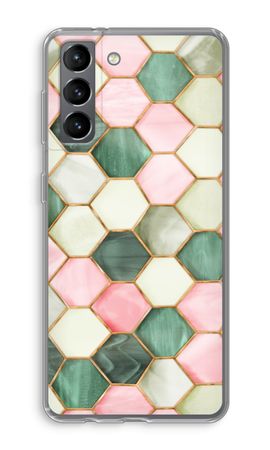 Hexagons in stained glass