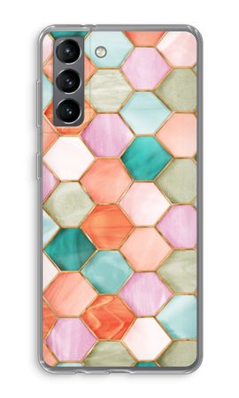 Hexagons in stained glass