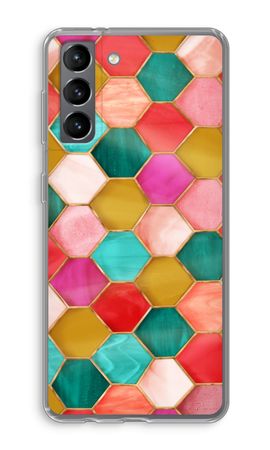 Hexagons in stained glass