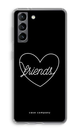 Friends heart black