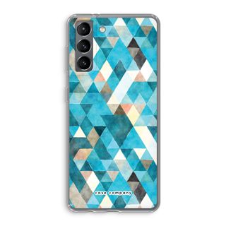 Coloured triangles blue