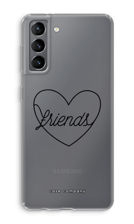 Friends heart black