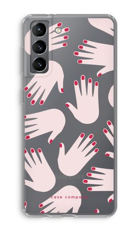 Hands pink