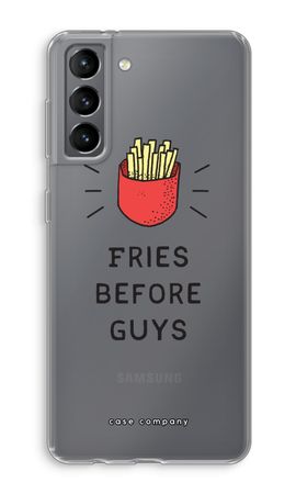 Fries before guys