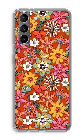 Retro Flowers - Red