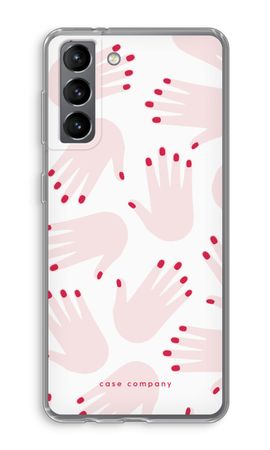 Hands pink