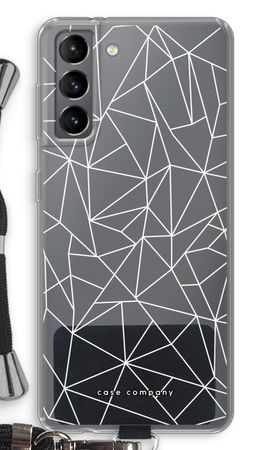 Geometric lines white