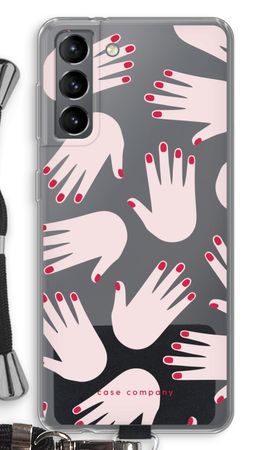 Hands pink