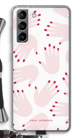 Hands pink