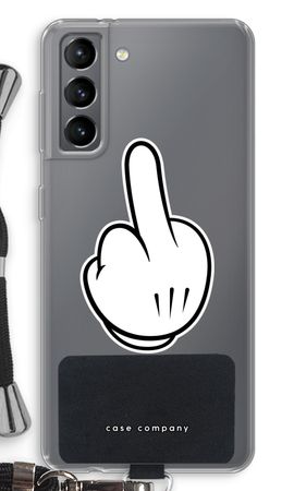 Middle finger white