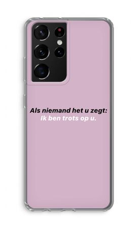Ik ben trots op u