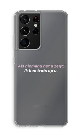 Ik ben trots op u