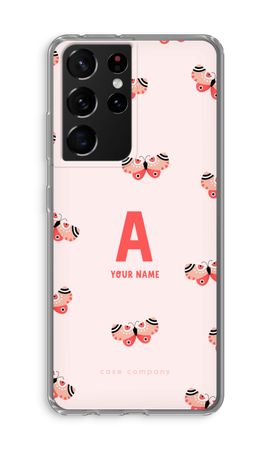 Rosy Butterflies Monogram