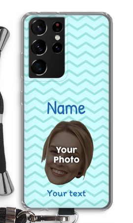 Personalized Face - Stripes Pattern