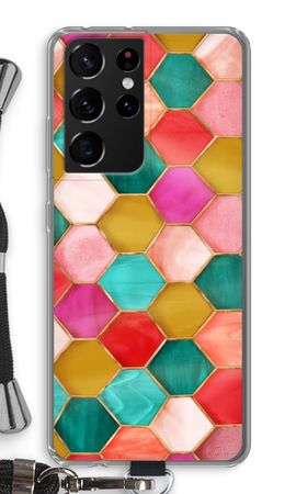 Hexagons in stained glass