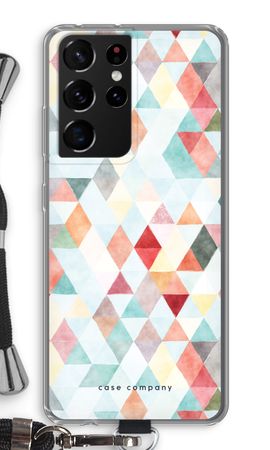 Coloured triangles pastel