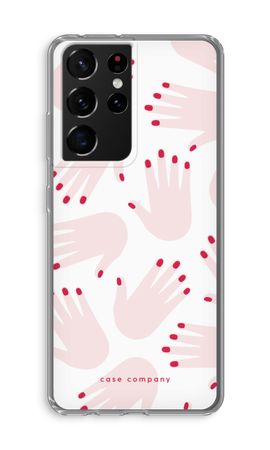 Hands pink