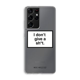Don't give a shit