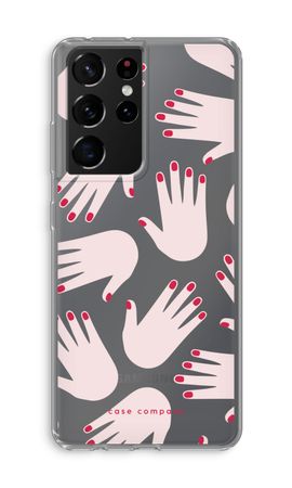 Hands pink