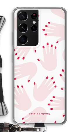 Hands pink